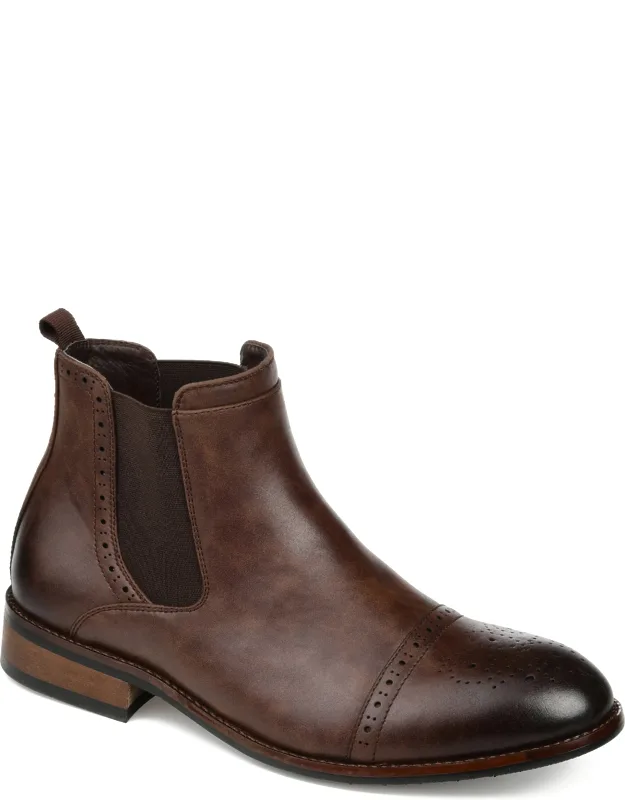 Garrett Wide Width Cap Toe Chelsea Boot