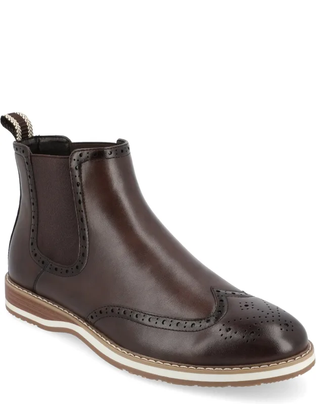 Thorpe Wingtip Chelsea Boots