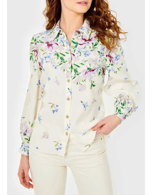 Fleur Linen Blouse