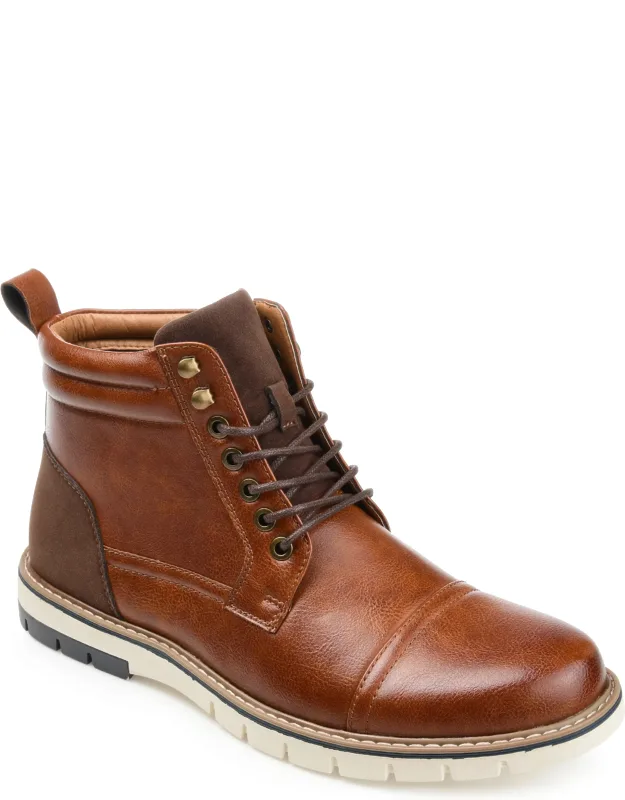 Lucien Cap Toe Ankle Boots