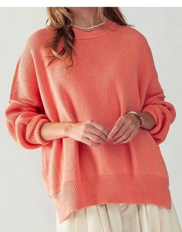 Ellie Sweater - Cozy Textured Design, Long Sleeves