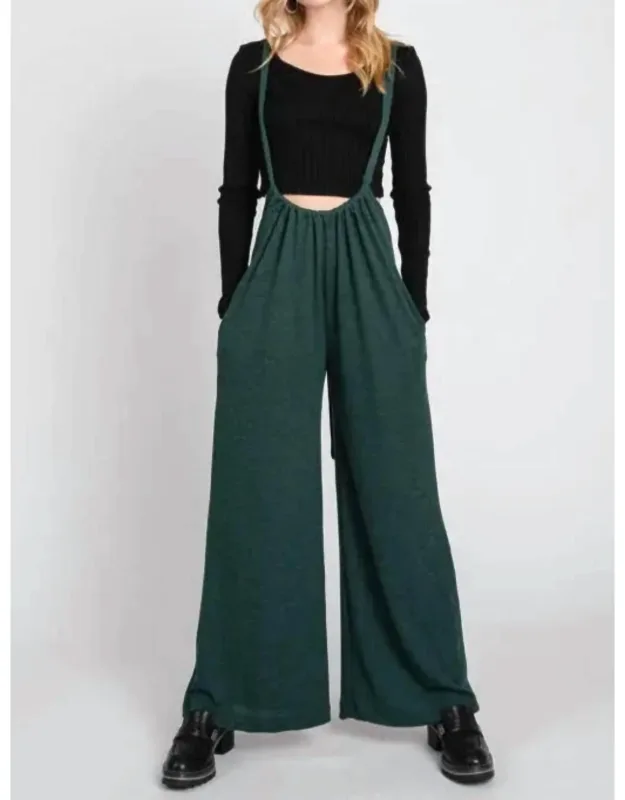 Knit Suspender Jumpsuit