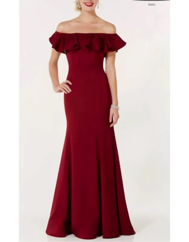 Off The Shoulder Long Dress