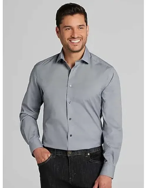 Big & Tall Slim Fit Ultra Performance Stretch Dobby Dot Dress Shirt
