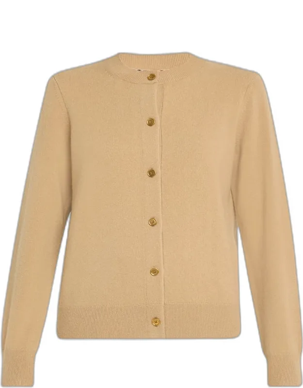 Cashmere Crewneck Cardigan