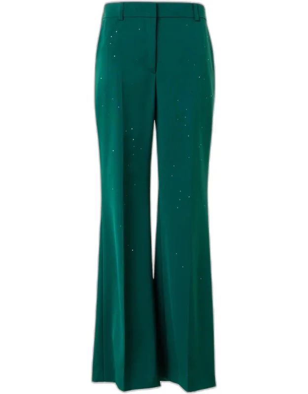 Swarovski Stars Silk Crepe Pants
