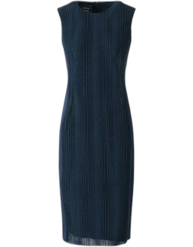 Degrade Striped Sleeveless Dress