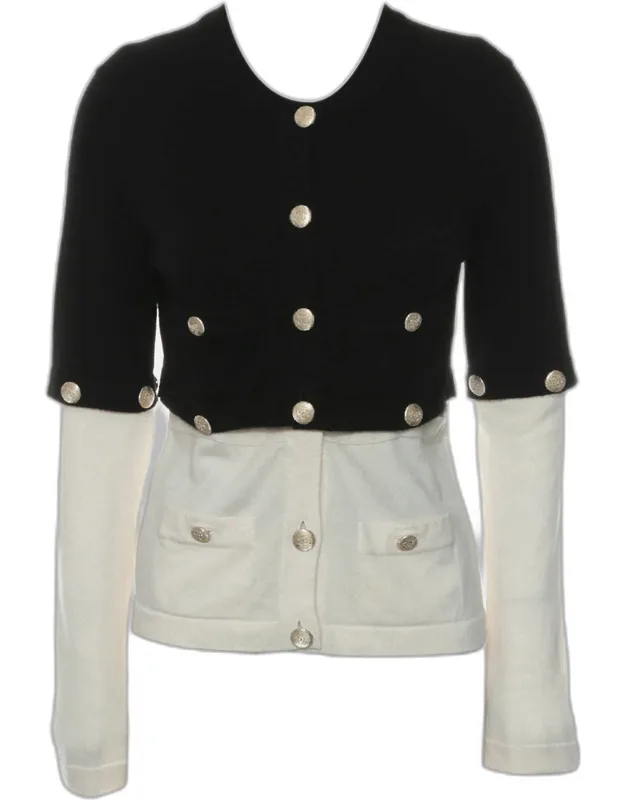 Cashmere Detachable Buttoned Cardigan