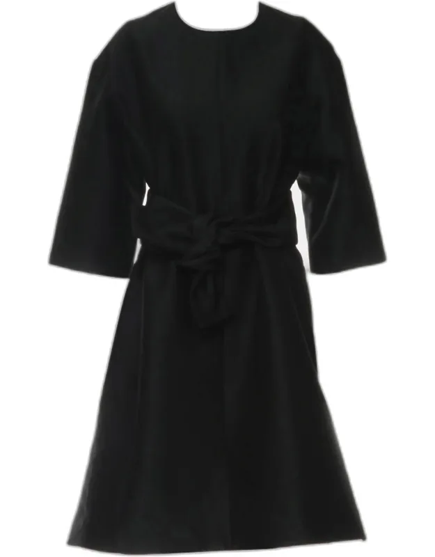 Wool & Silk Belted Dress