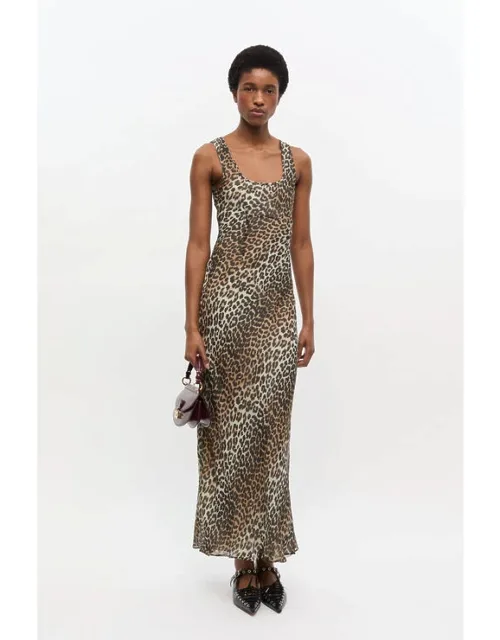 Leopard Print Maxi Dress
