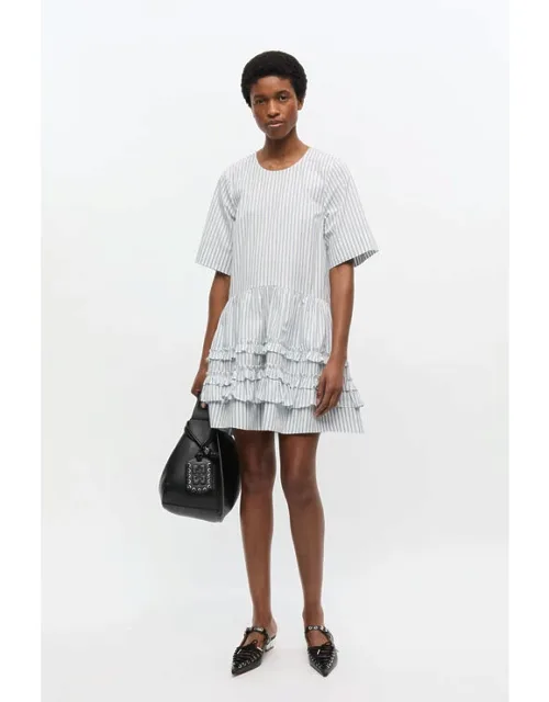 Striped Organic Cotton Mini Dress