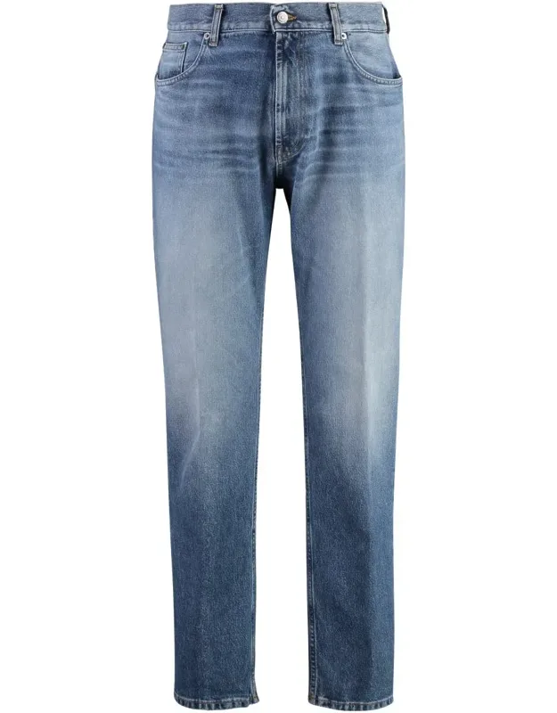 5-pocket Straight-leg Jeans