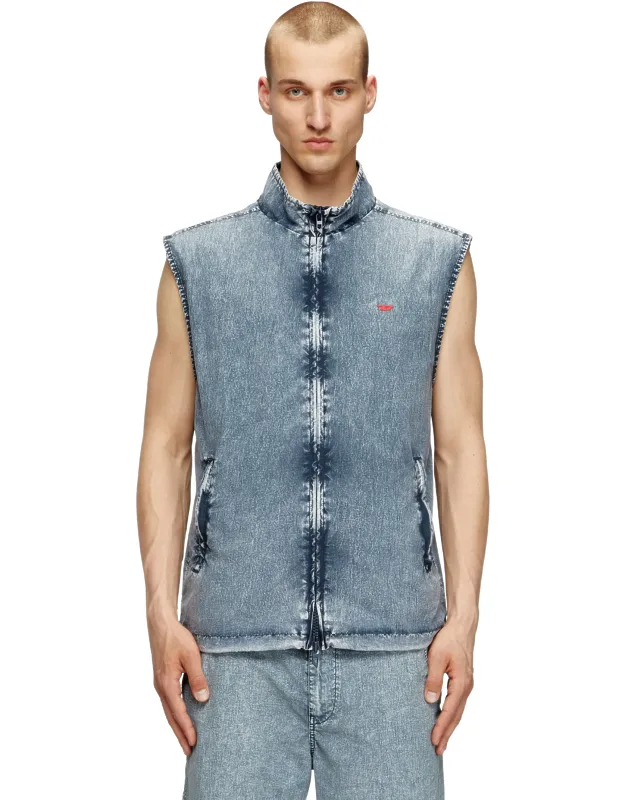 Vest In Recycled Nylon Taslan