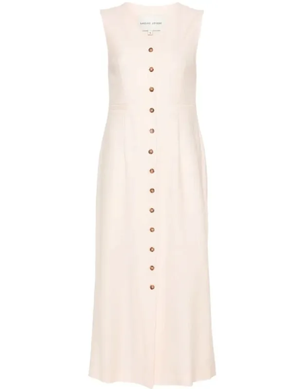 Long Buttoned Dress
