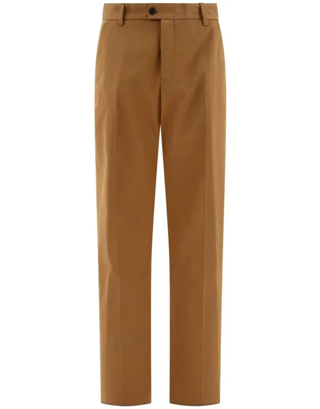 Tailored Trousers With Back Logo