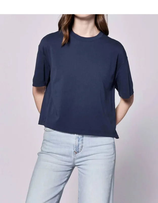 Maddon Boyfriend Slub Tee