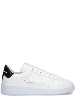 Sneakers With Contrast Heel Reinforcement And Side Star Application