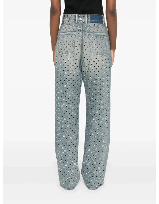 Golden Goose Journey Pant Sand Wash Eyelet