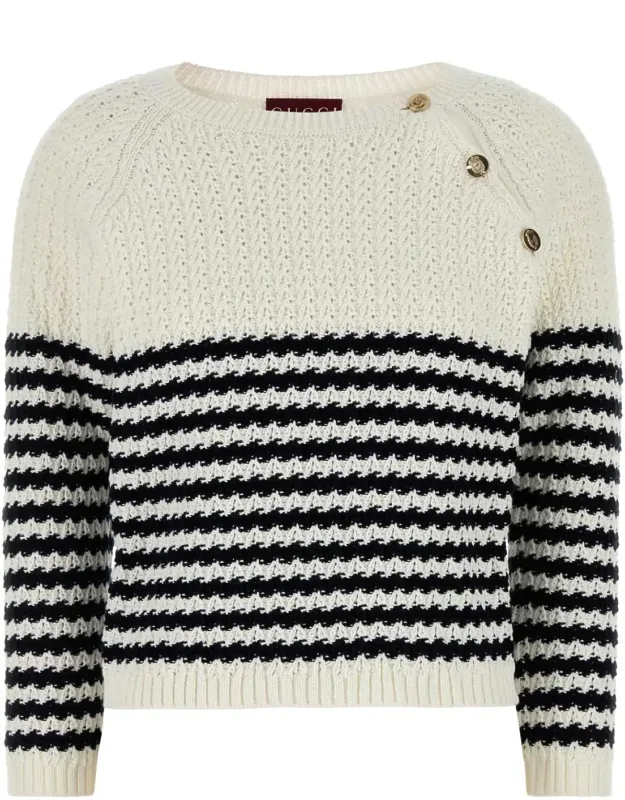 Embroidered Cotton Sweater