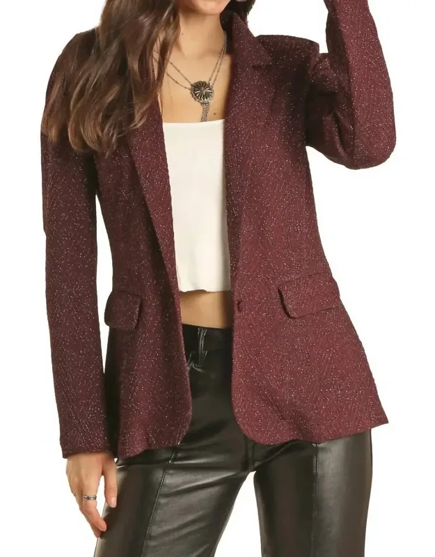 Shimmer Blazer
