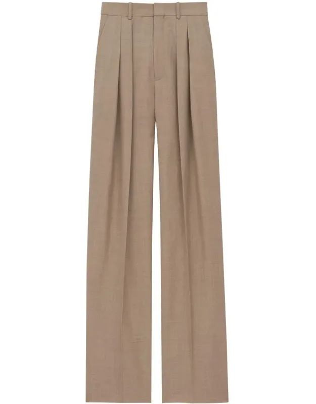 Wide-leg Tailored Pants