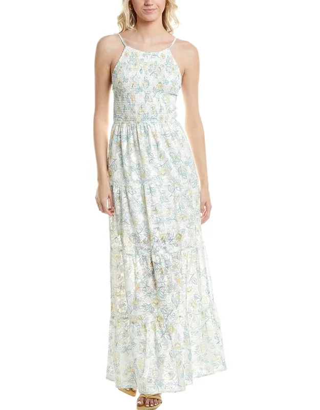 Maxi Dress With Halter Neck And Self-tie Back