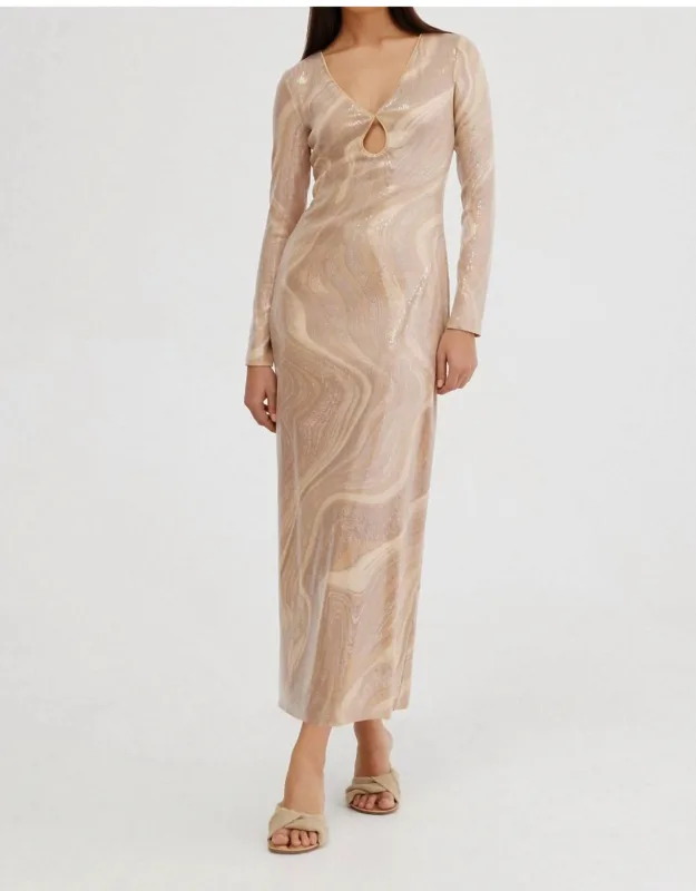 Madalyn Maxi Long Sleeve Dress
