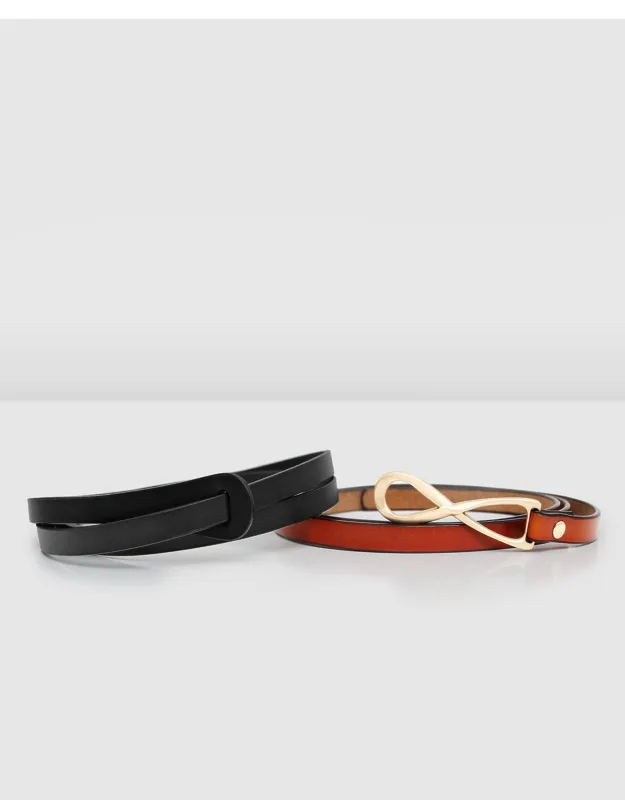 Leather Tie Belt
