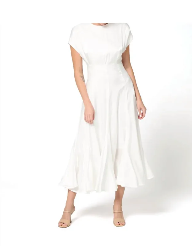 Satin Midi Dress