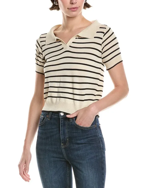 Cropped Polo Top