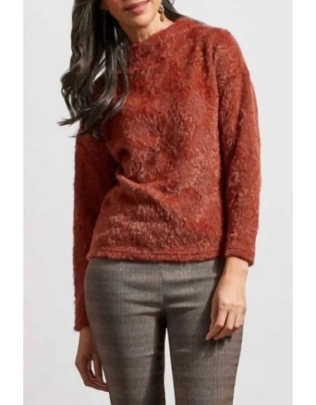 Funnel Neck Top Sweater