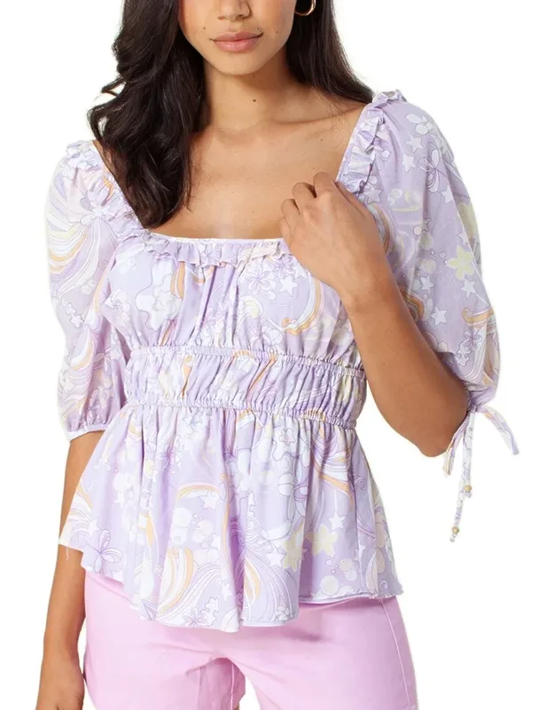 Balloon Sleeve Top