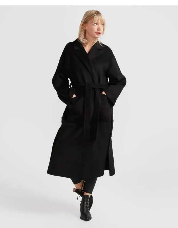 Wide Awake Split Hem Overcoat