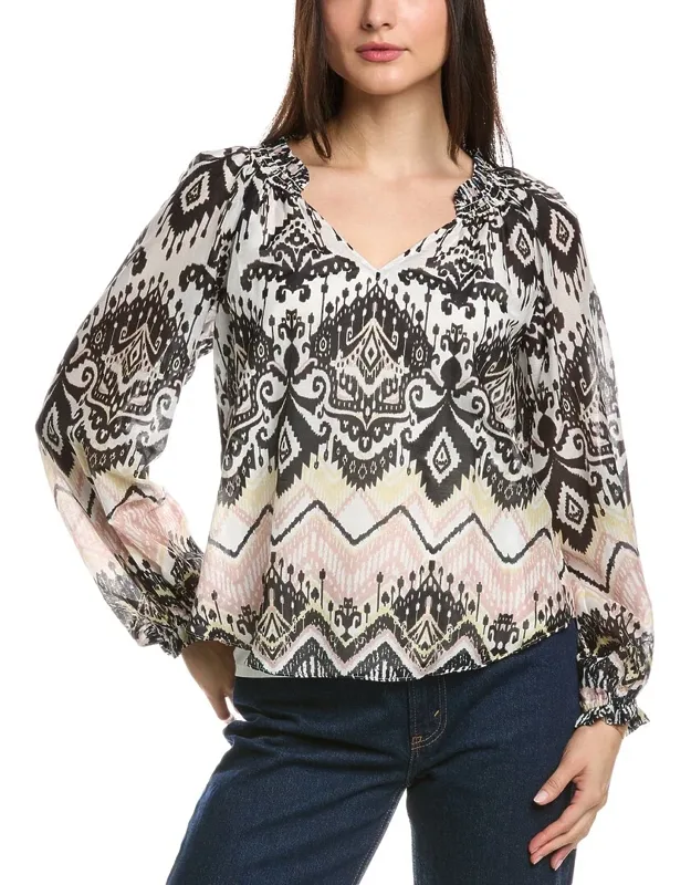 Lilah Silk-blend Blouse