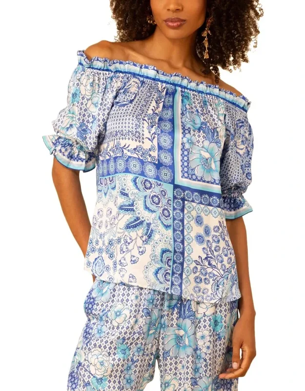 Tatum Silk-blend Blouse, Luxurious Feel, Hand Washable