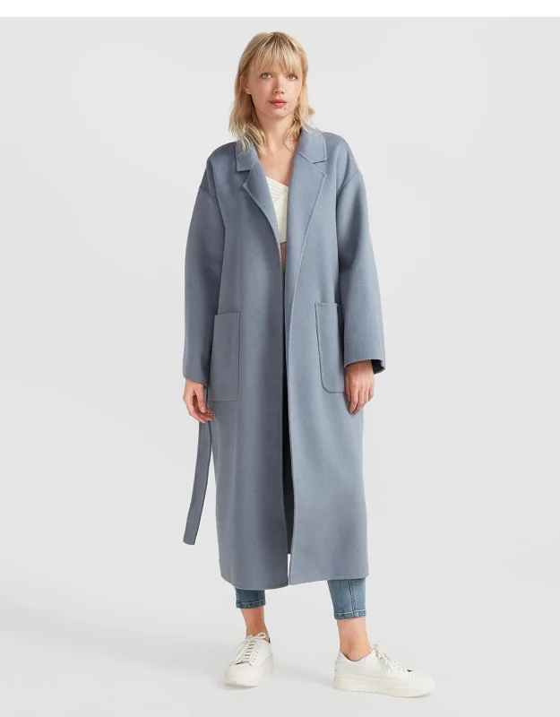 Split Hem Overcoat