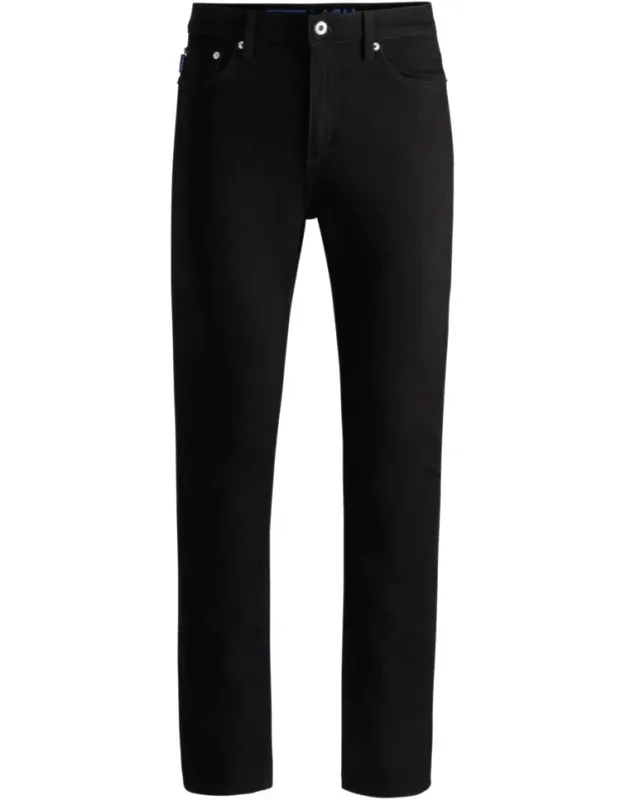 Slim-fit Jeans In Stretch Denim With Straight Leg And Regular Rise
