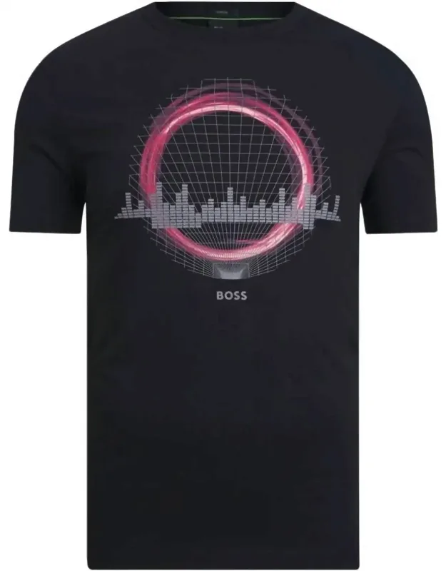 Crew Neck Short Sleeve Graphic Print Tee