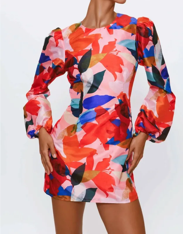 Dress In Papier Mache Floral