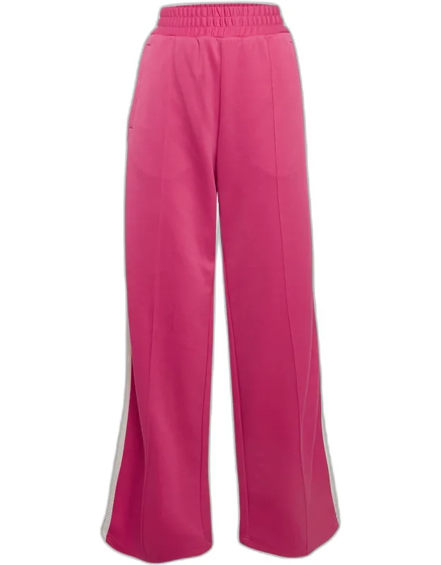 Cotton Jersey Side Striped Track Pants