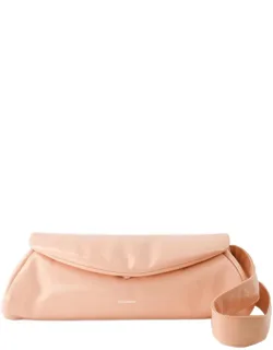 Cannolo Grande Padded Hobo Bag With Shoulder Strap And Adjustable Belt