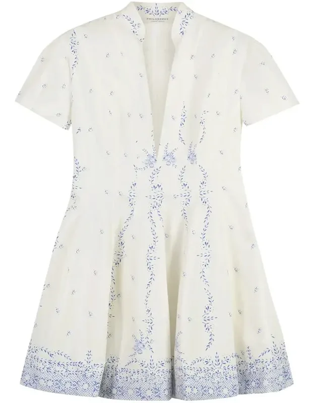 Poplin Mini Dress