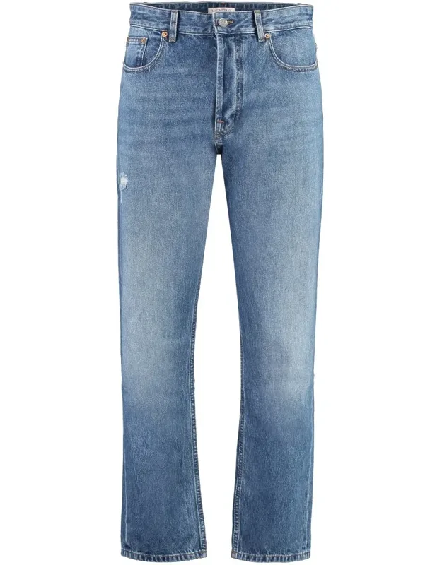 5-pocket Straight-leg Jeans