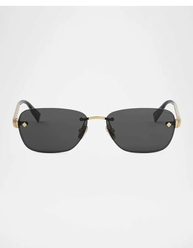 Tubogas Rimless Metal Rectangular Sunglasses