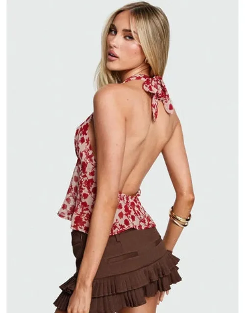 Low Back Halter Top