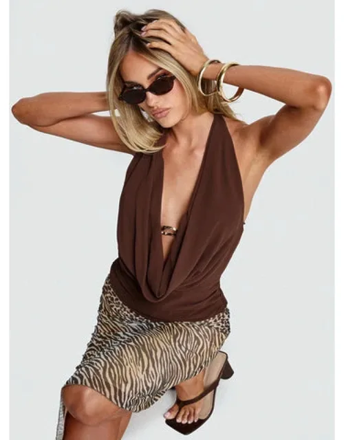 Treat You Better Plunge Hardware Detail Top