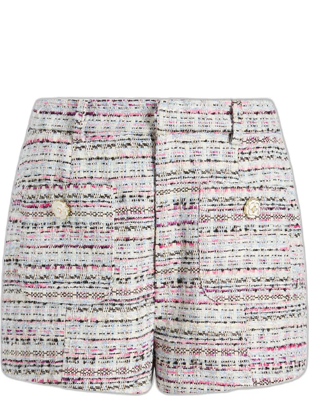 Tailored Tweed Shorts