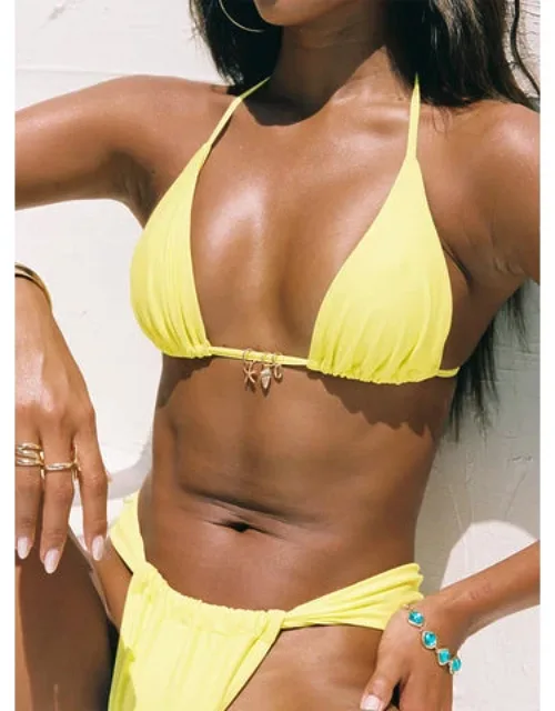 A Good Time Triangle Bikini Top