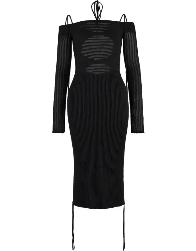 Ribbed Knit Dress