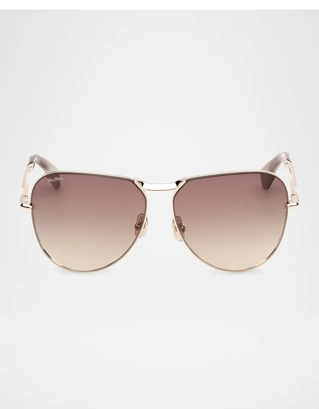 Miller-2 Metal Aviator Sunglass